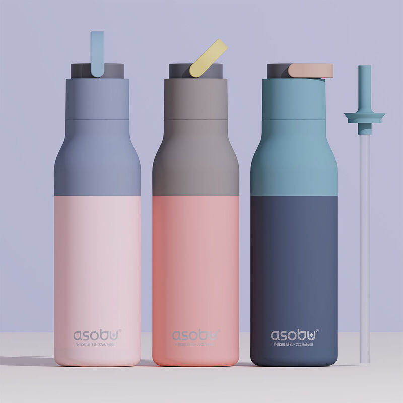 Asobu Metro Bottle 650ml Pastel Green image number 1